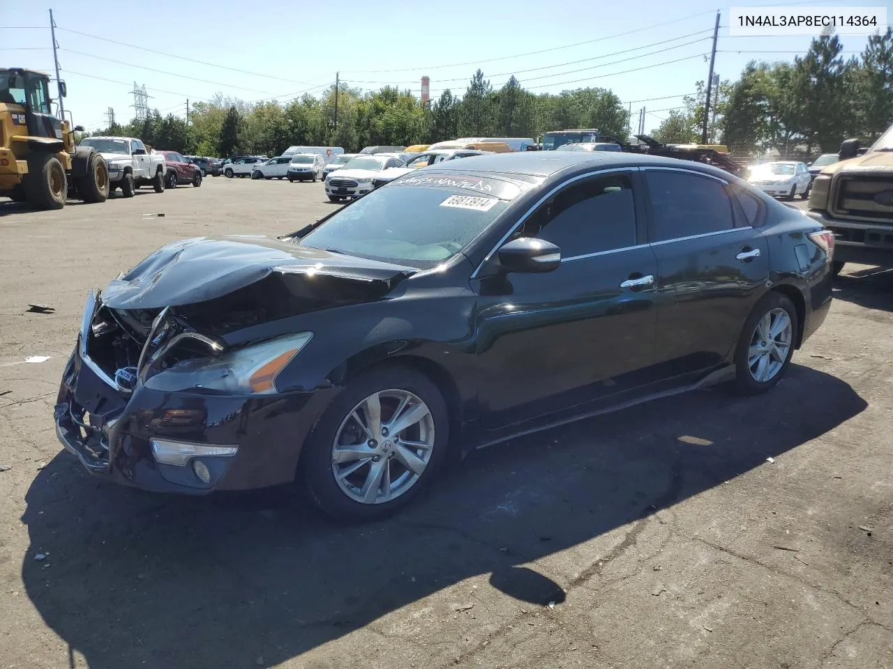 2014 Nissan Altima 2.5 VIN: 1N4AL3AP8EC114364 Lot: 69813914