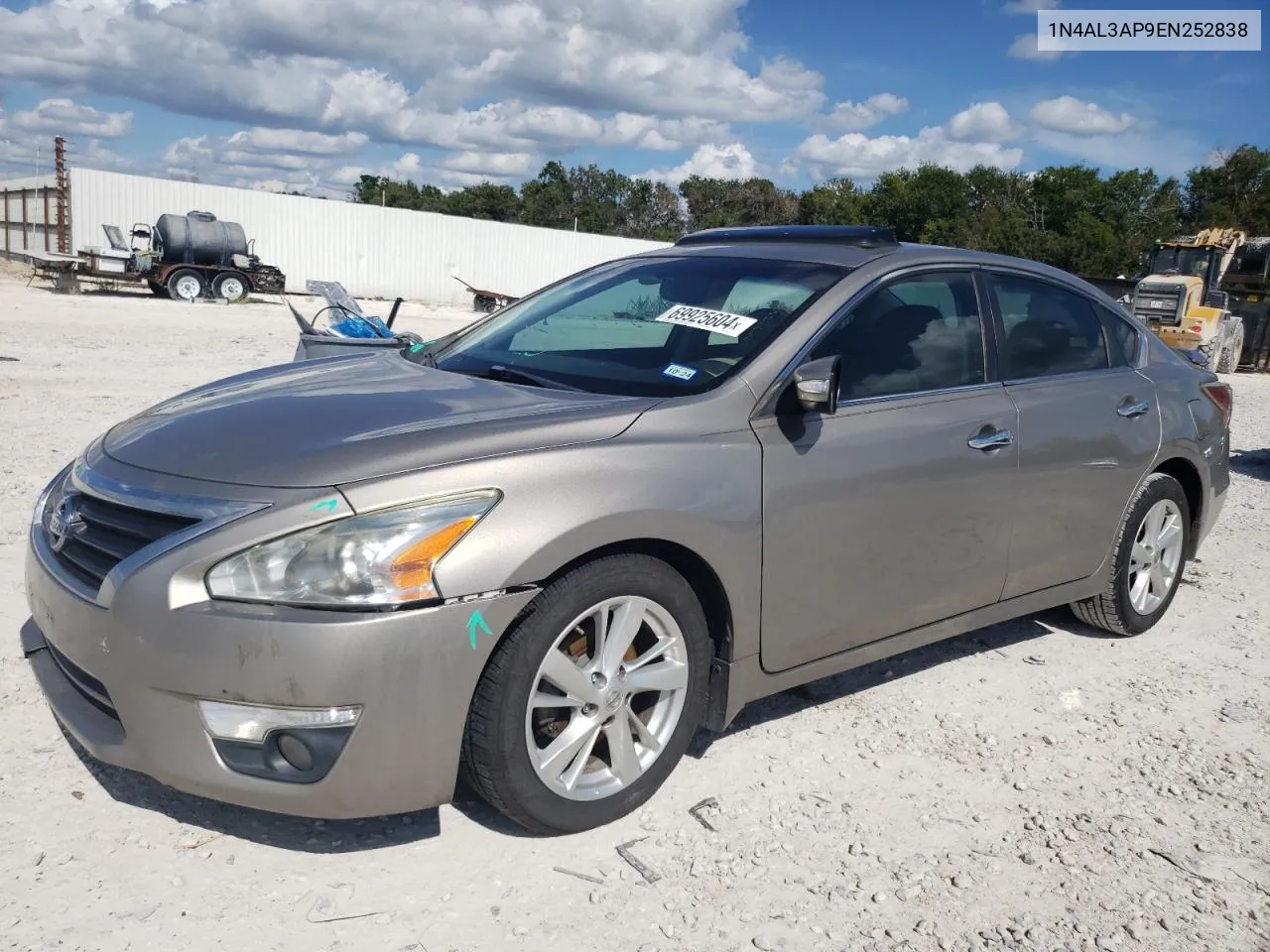 2014 Nissan Altima 2.5 VIN: 1N4AL3AP9EN252838 Lot: 69925604