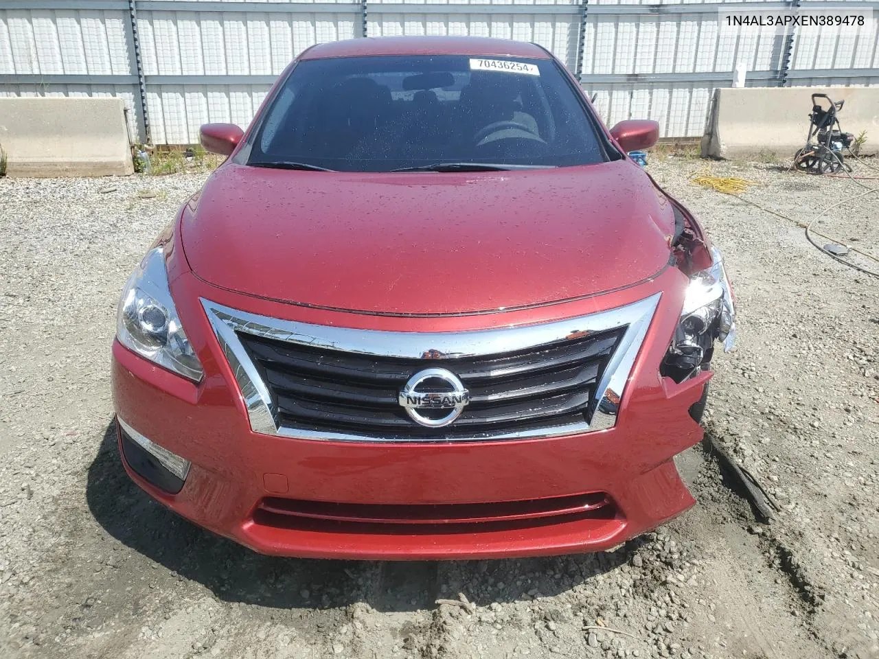 2014 Nissan Altima 2.5 VIN: 1N4AL3APXEN389478 Lot: 70436254