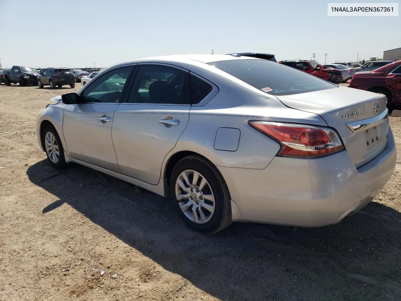 2014 Nissan Altima 2.5 VIN: 1N4AL3AP0EN367361 Lot: 71105704