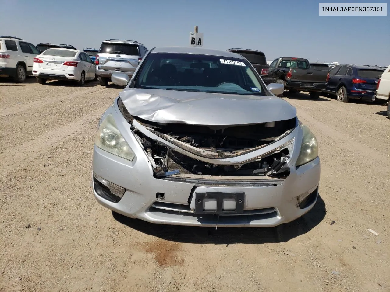 1N4AL3AP0EN367361 2014 Nissan Altima 2.5