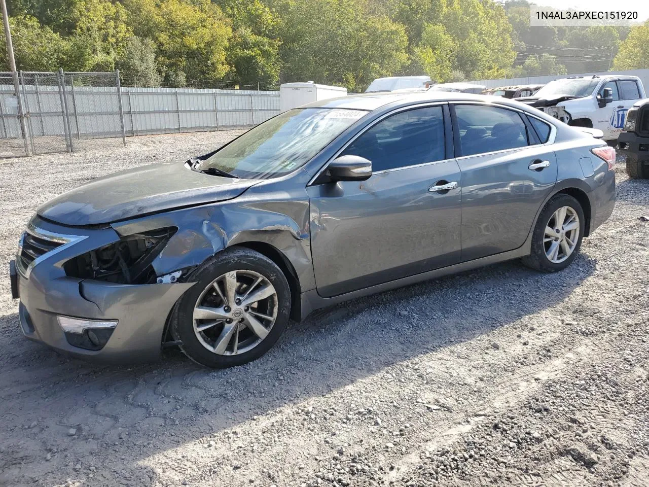 2014 Nissan Altima 2.5 VIN: 1N4AL3APXEC151920 Lot: 71554024