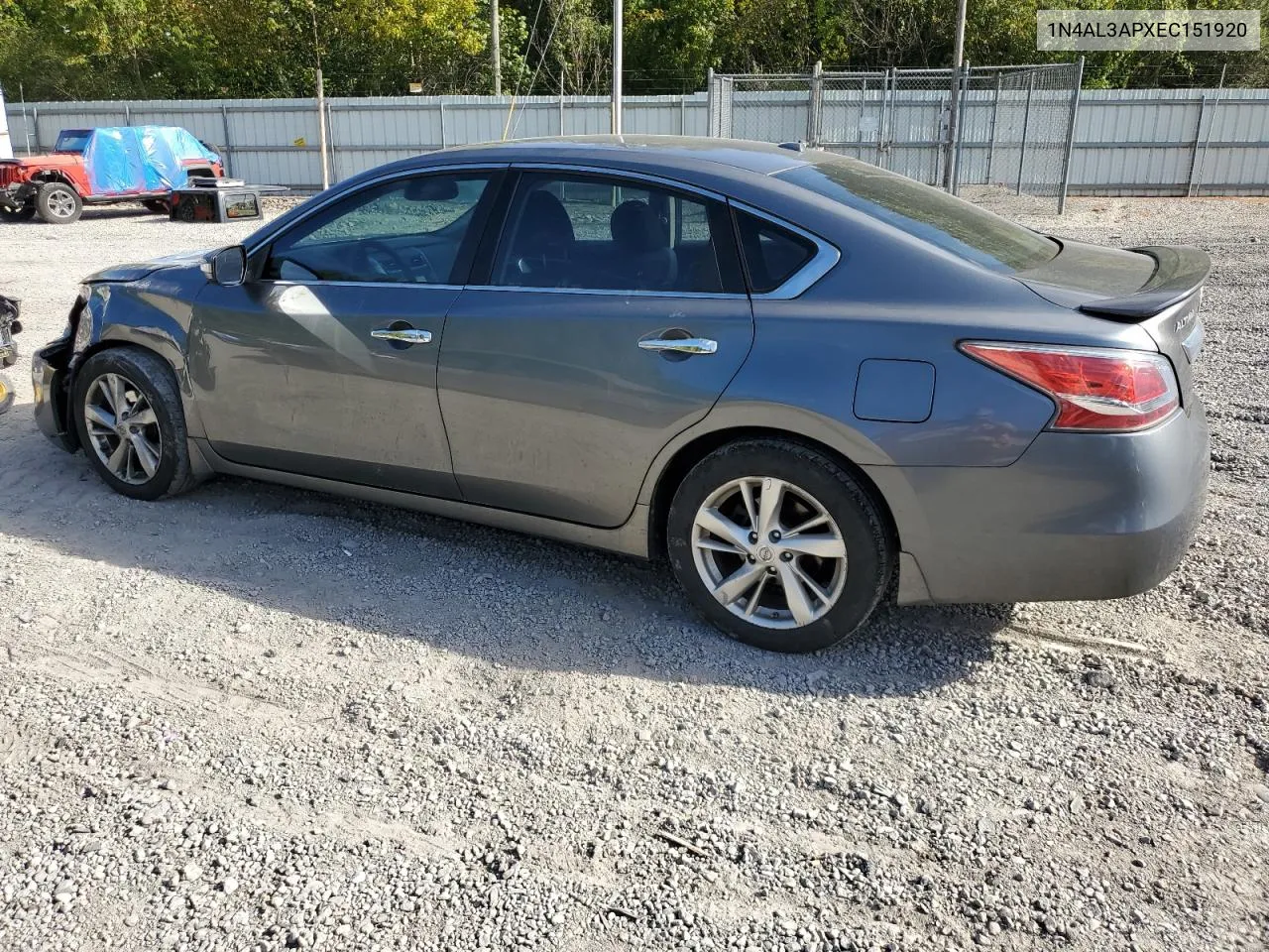 2014 Nissan Altima 2.5 VIN: 1N4AL3APXEC151920 Lot: 71554024