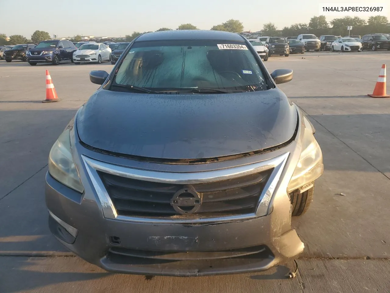 2014 Nissan Altima 2.5 VIN: 1N4AL3AP8EC326987 Lot: 71603394