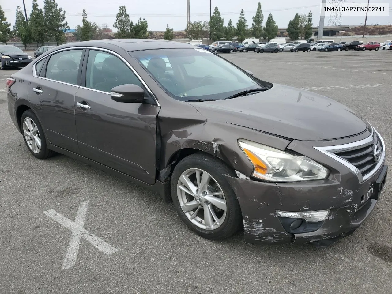 2014 Nissan Altima 2.5 VIN: 1N4AL3AP7EN362741 Lot: 71605664