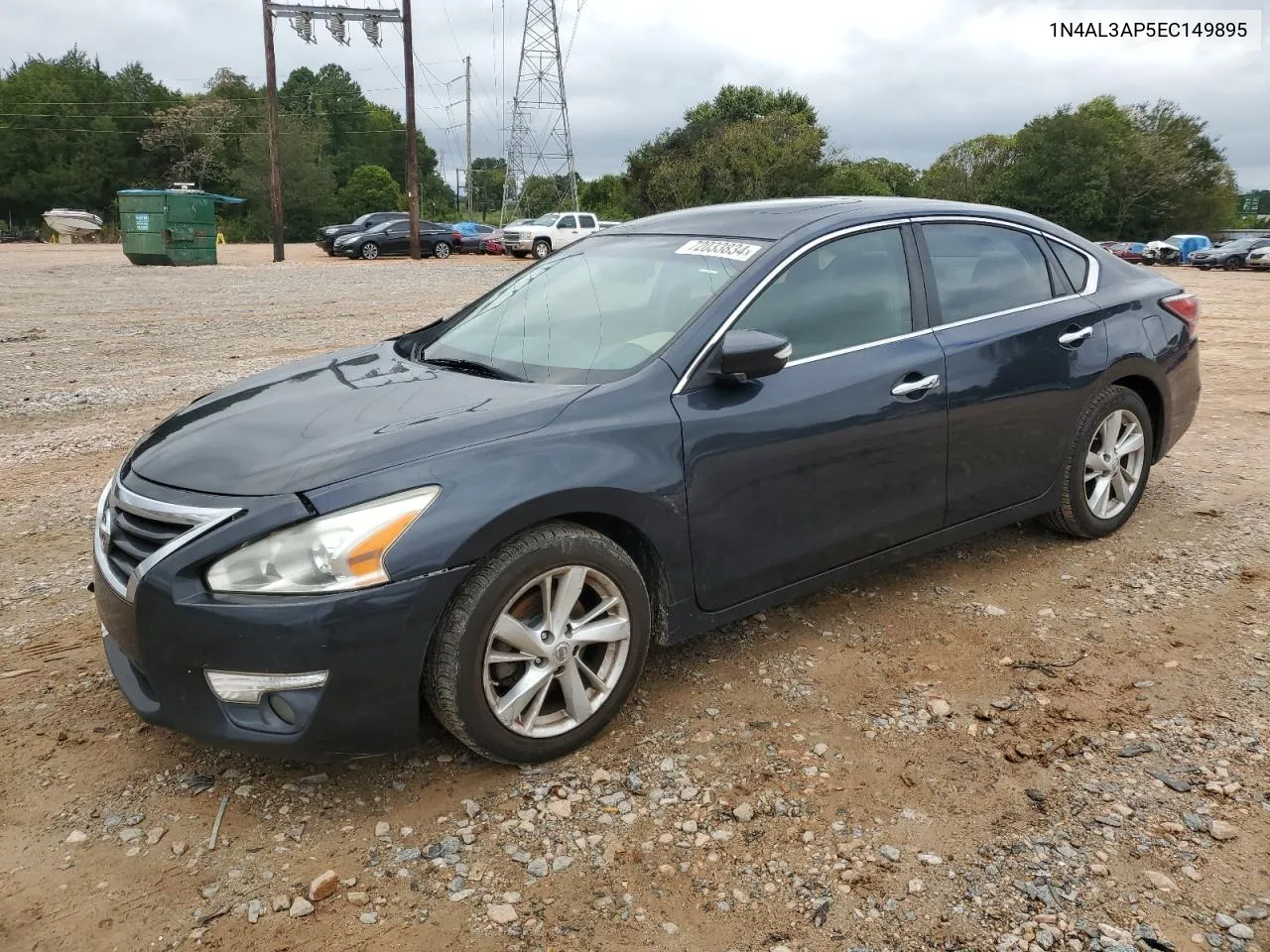 2014 Nissan Altima 2.5 VIN: 1N4AL3AP5EC149895 Lot: 72033834