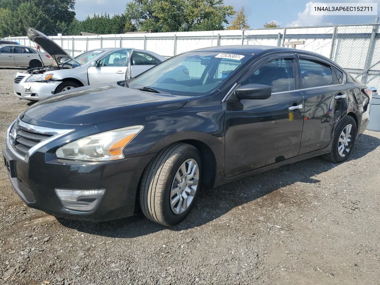 2014 Nissan Altima 2.5 VIN: 1N4AL3AP6EC152711 Lot: 72526304