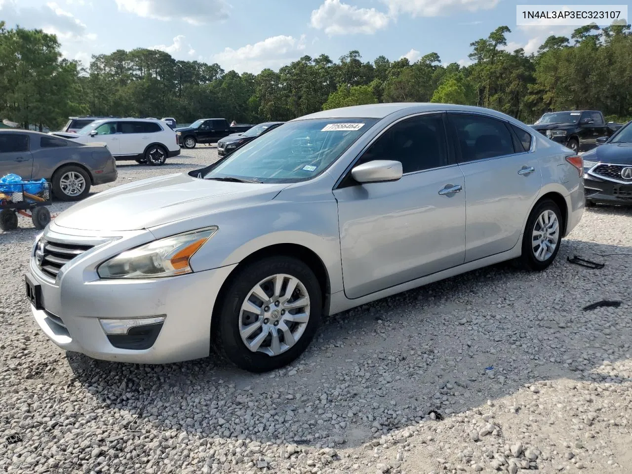 2014 Nissan Altima 2.5 VIN: 1N4AL3AP3EC323107 Lot: 72556464