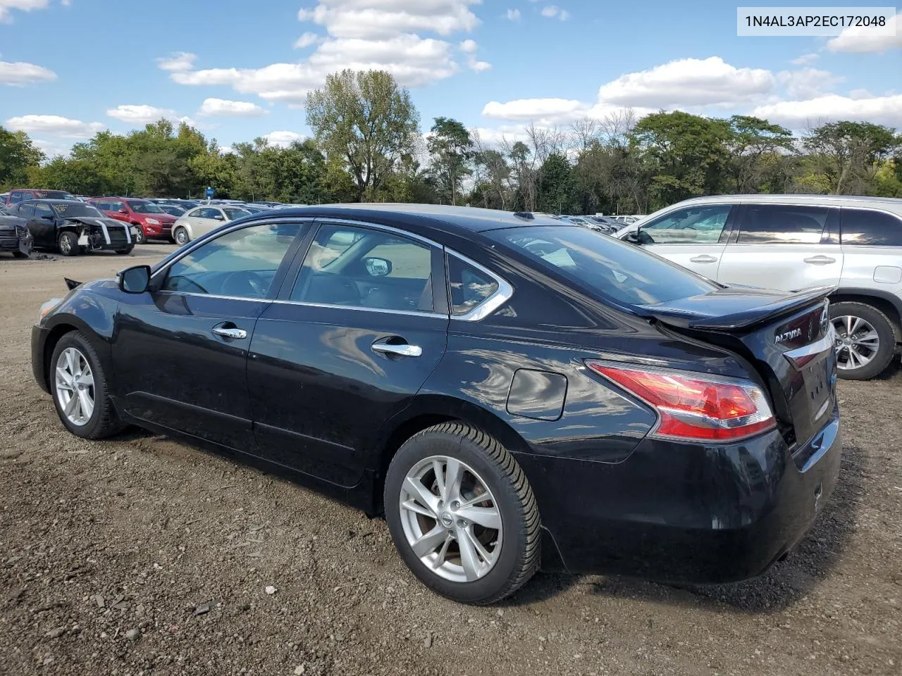 2014 Nissan Altima 2.5 VIN: 1N4AL3AP2EC172048 Lot: 72643024