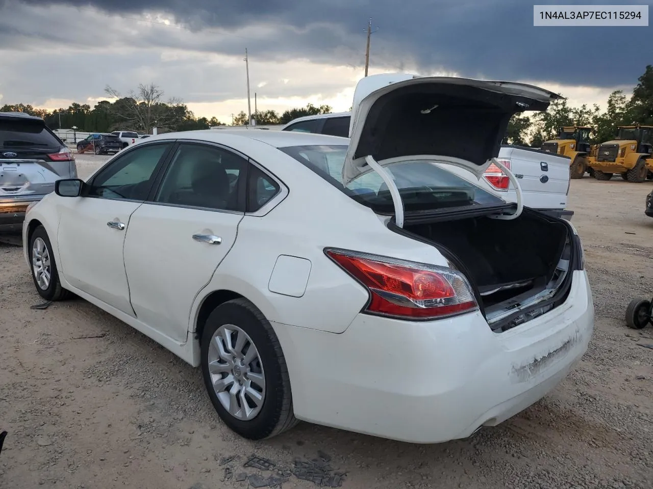 2014 Nissan Altima 2.5 VIN: 1N4AL3AP7EC115294 Lot: 72796784