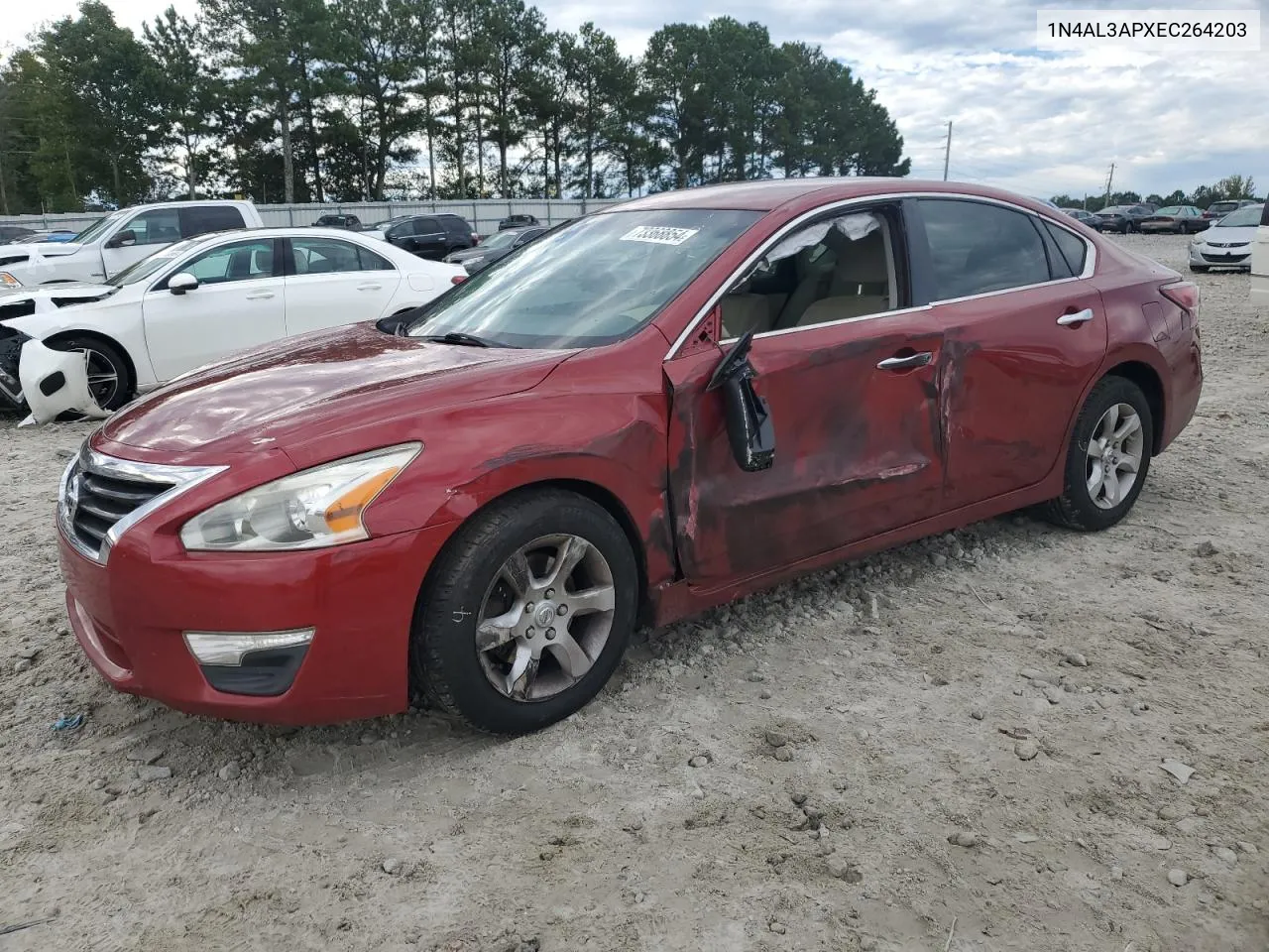 2014 Nissan Altima 2.5 VIN: 1N4AL3APXEC264203 Lot: 73368854