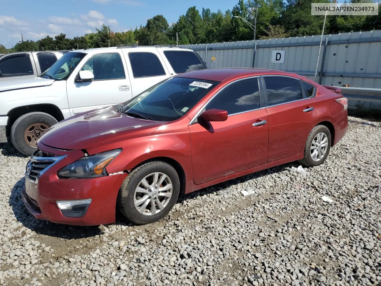 2014 Nissan Altima 2.5 VIN: 1N4AL3AP2EN234973 Lot: 73705184