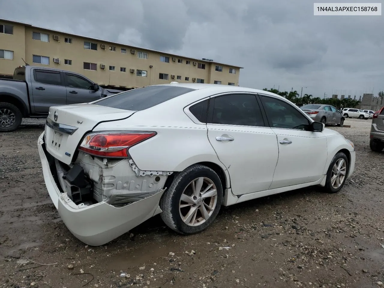 2014 Nissan Altima 2.5 VIN: 1N4AL3APXEC158768 Lot: 74340284