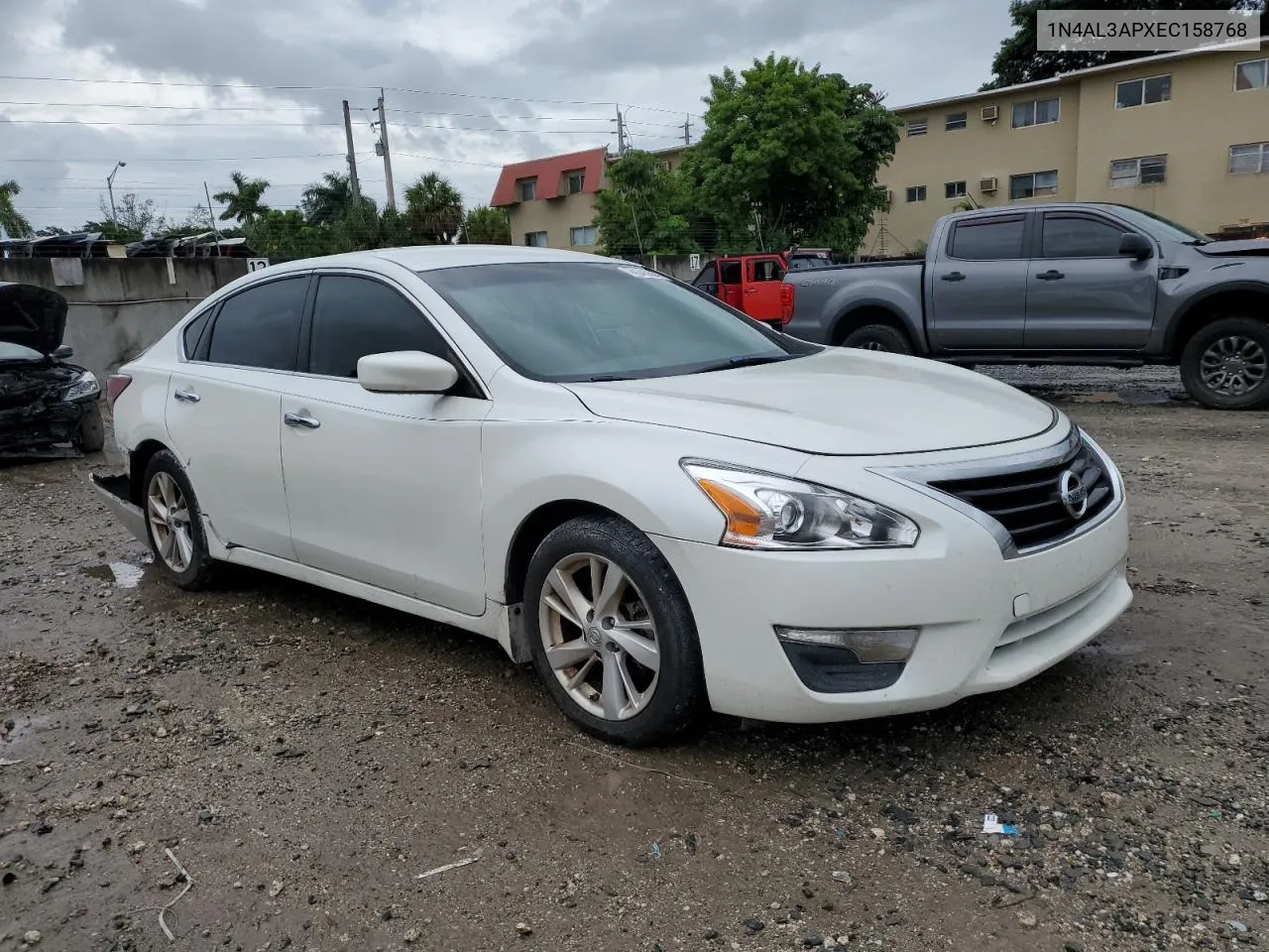 2014 Nissan Altima 2.5 VIN: 1N4AL3APXEC158768 Lot: 74340284