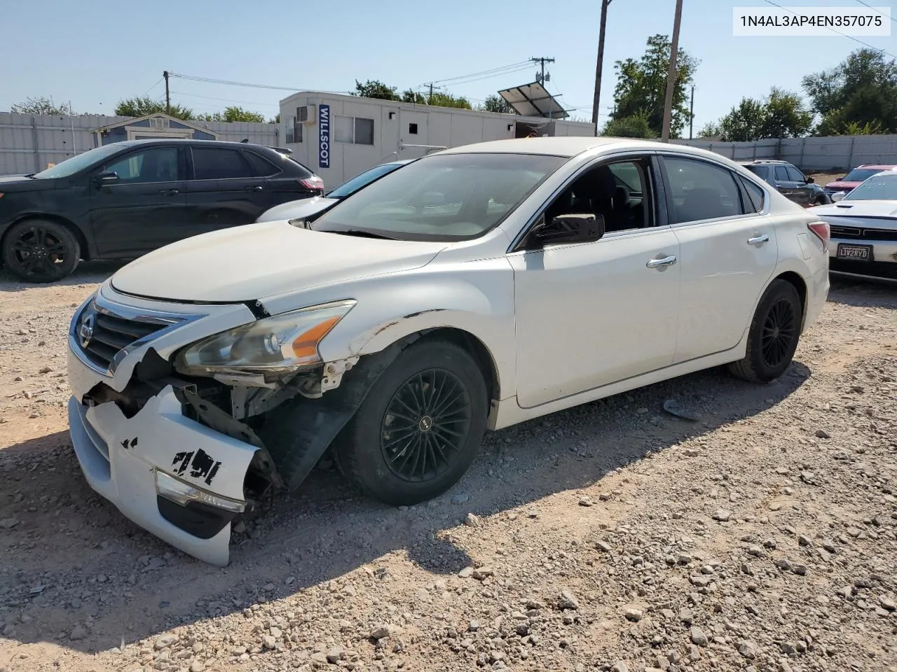 2014 Nissan Altima 2.5 VIN: 1N4AL3AP4EN357075 Lot: 74889814