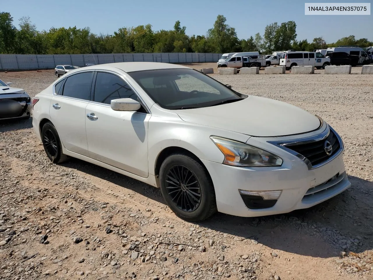 2014 Nissan Altima 2.5 VIN: 1N4AL3AP4EN357075 Lot: 74889814