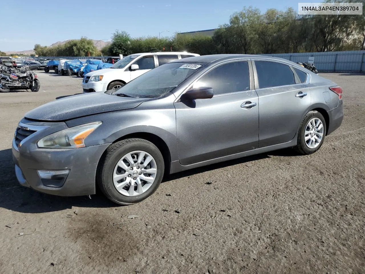 2014 Nissan Altima 2.5 VIN: 1N4AL3AP4EN389704 Lot: 75341204