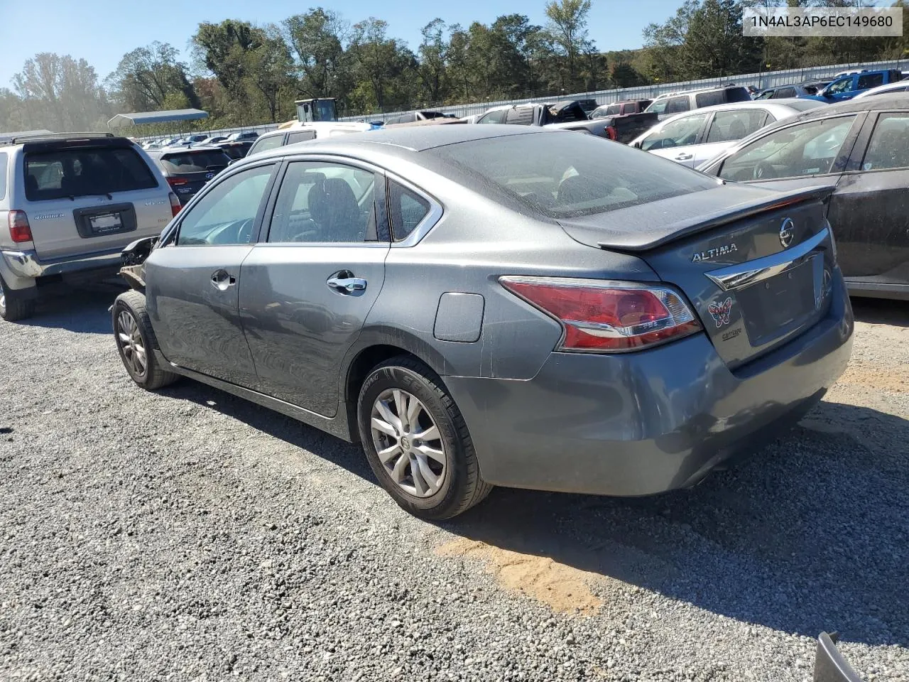 2014 Nissan Altima 2.5 VIN: 1N4AL3AP6EC149680 Lot: 75714424