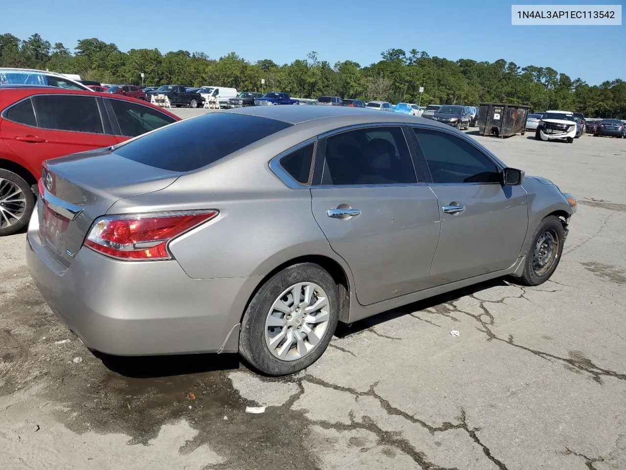 2014 Nissan Altima 2.5 VIN: 1N4AL3AP1EC113542 Lot: 76079124