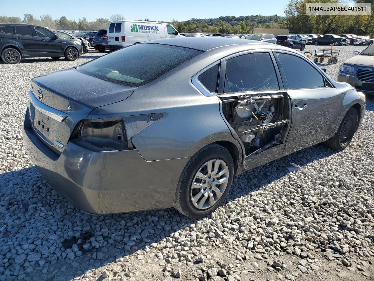 2014 Nissan Altima 2.5 VIN: 1N4AL3AP6EC401511 Lot: 76104614