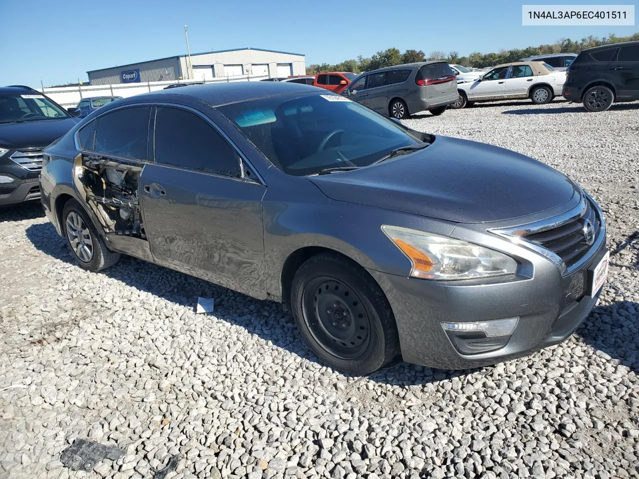 2014 Nissan Altima 2.5 VIN: 1N4AL3AP6EC401511 Lot: 76104614