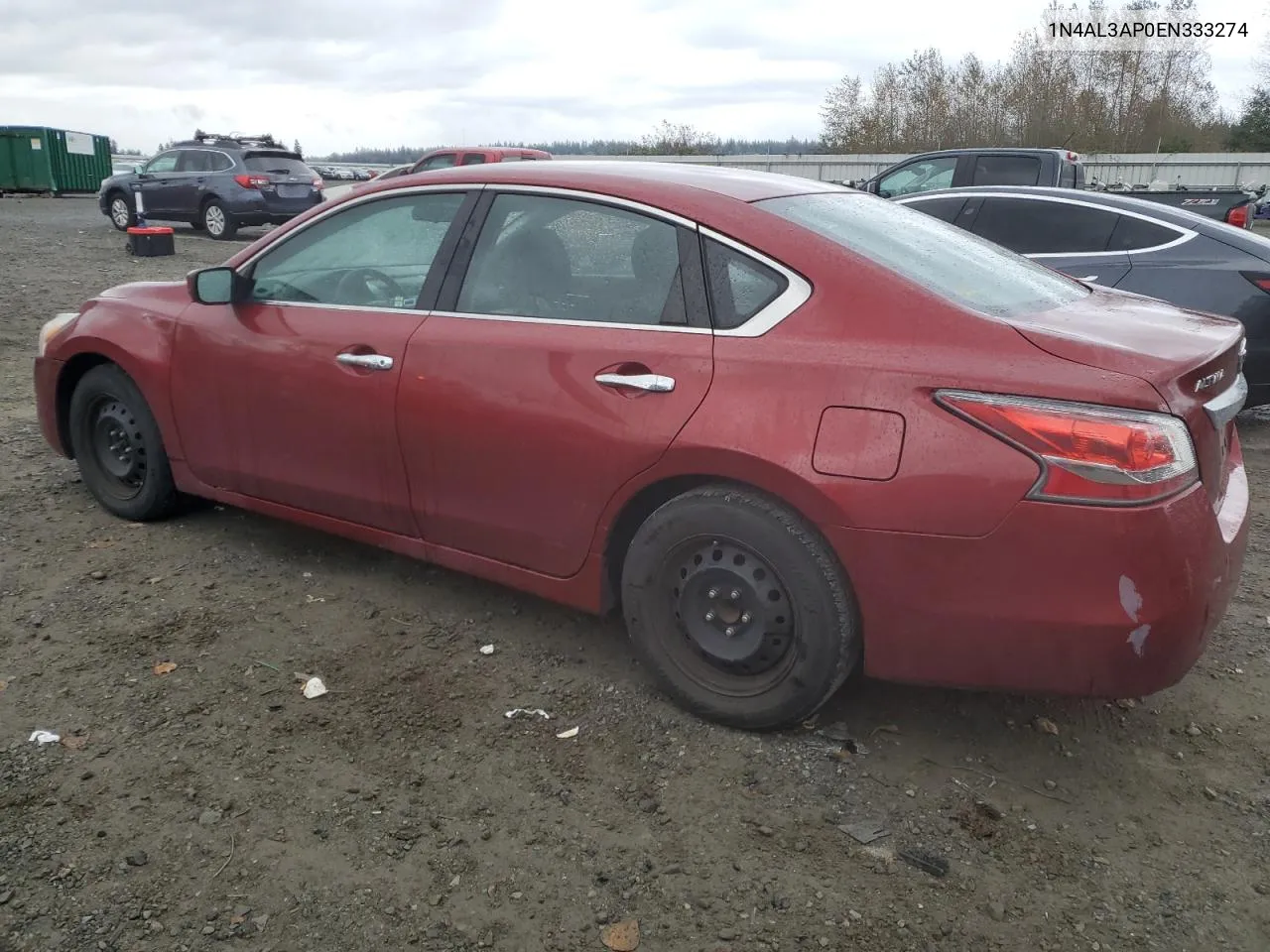 2014 Nissan Altima 2.5 VIN: 1N4AL3AP0EN333274 Lot: 76123444