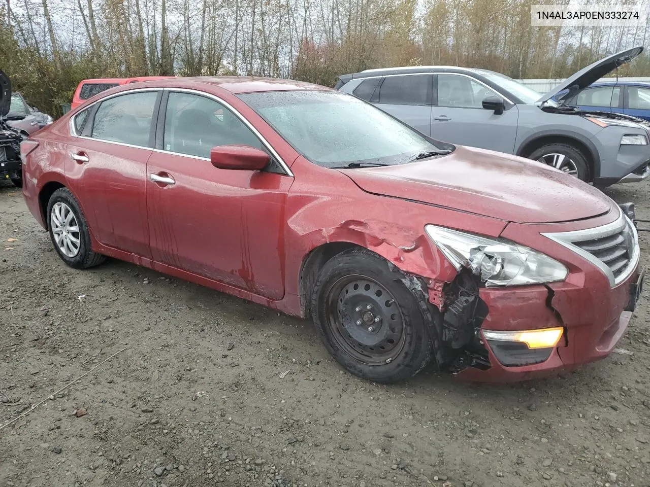 2014 Nissan Altima 2.5 VIN: 1N4AL3AP0EN333274 Lot: 76123444