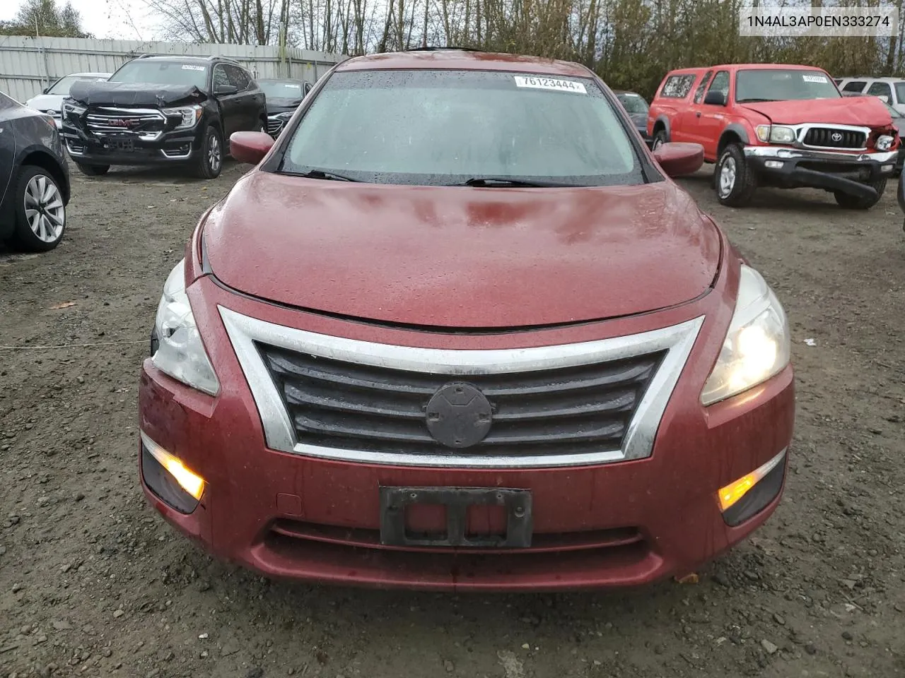 2014 Nissan Altima 2.5 VIN: 1N4AL3AP0EN333274 Lot: 76123444