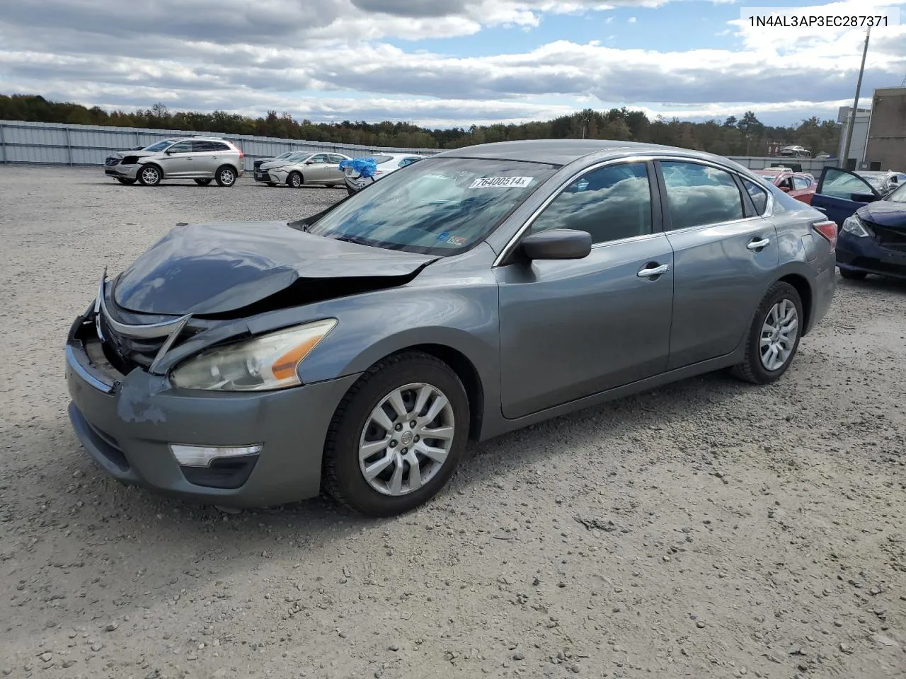 2014 Nissan Altima 2.5 VIN: 1N4AL3AP3EC287371 Lot: 76400514