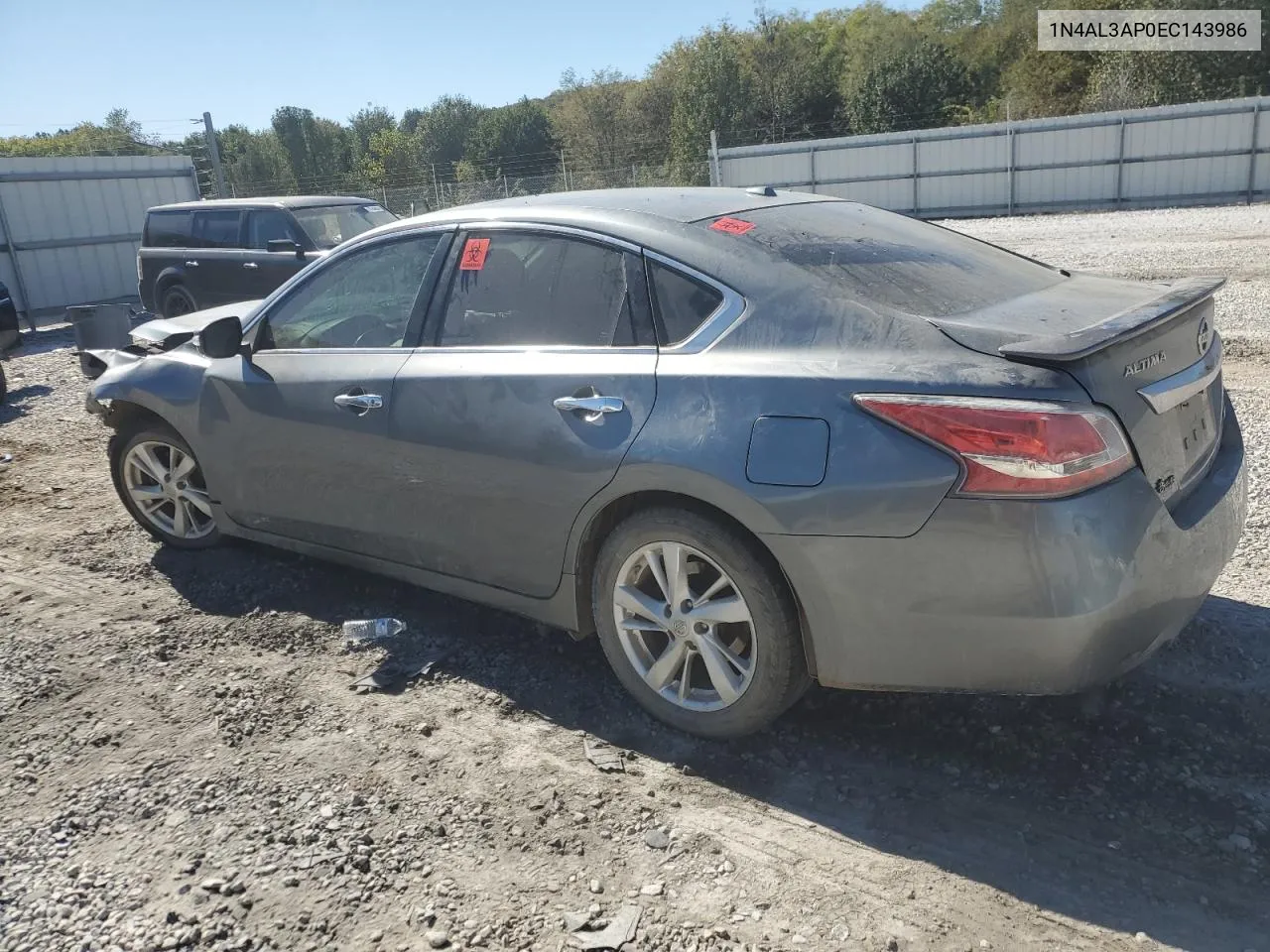 2014 Nissan Altima 2.5 VIN: 1N4AL3AP0EC143986 Lot: 76463994