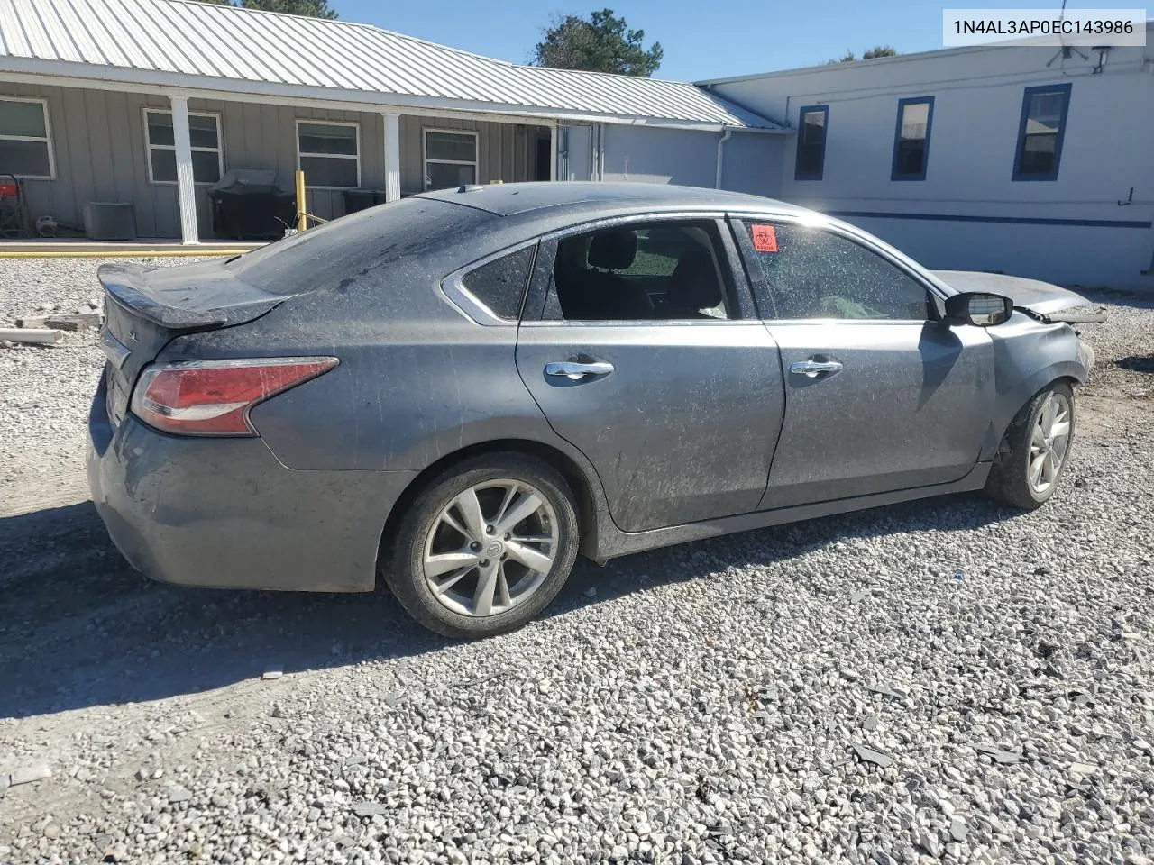 2014 Nissan Altima 2.5 VIN: 1N4AL3AP0EC143986 Lot: 76463994