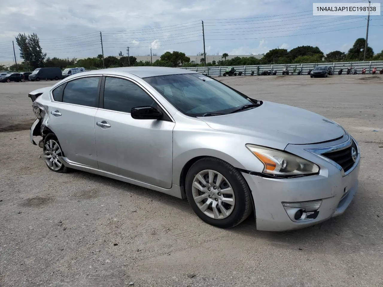 2014 Nissan Altima 2.5 VIN: 1N4AL3AP1EC198138 Lot: 76517374