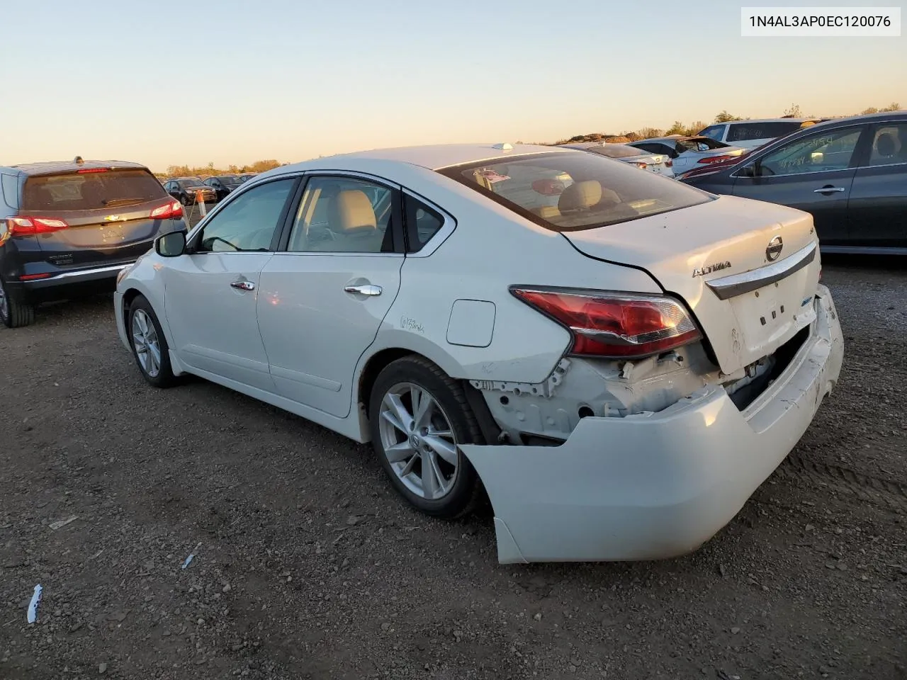 2014 Nissan Altima 2.5 VIN: 1N4AL3AP0EC120076 Lot: 76602494