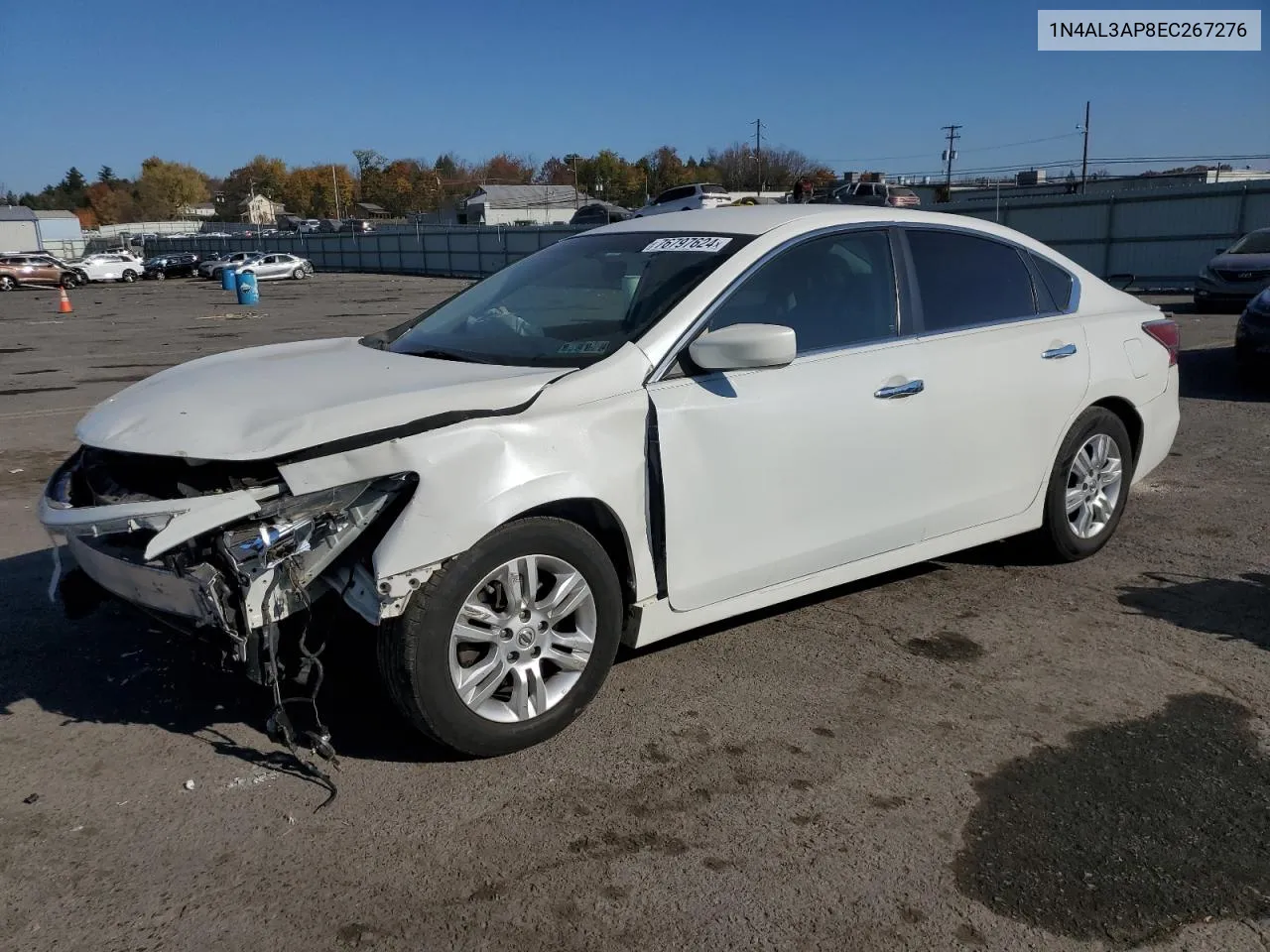 2014 Nissan Altima 2.5 VIN: 1N4AL3AP8EC267276 Lot: 76797624