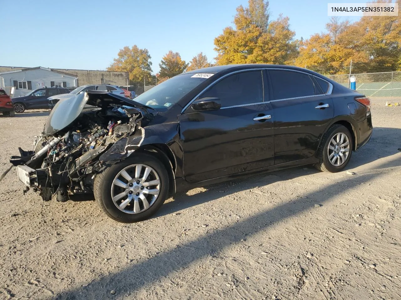 2014 Nissan Altima 2.5 VIN: 1N4AL3AP5EN351382 Lot: 76952464