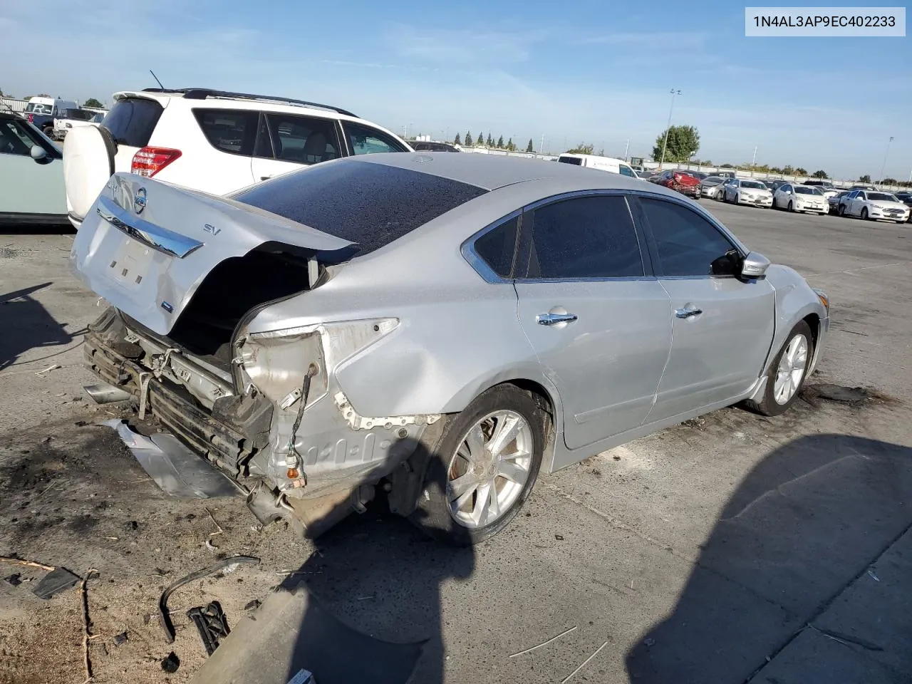 2014 Nissan Altima 2.5 VIN: 1N4AL3AP9EC402233 Lot: 77164674