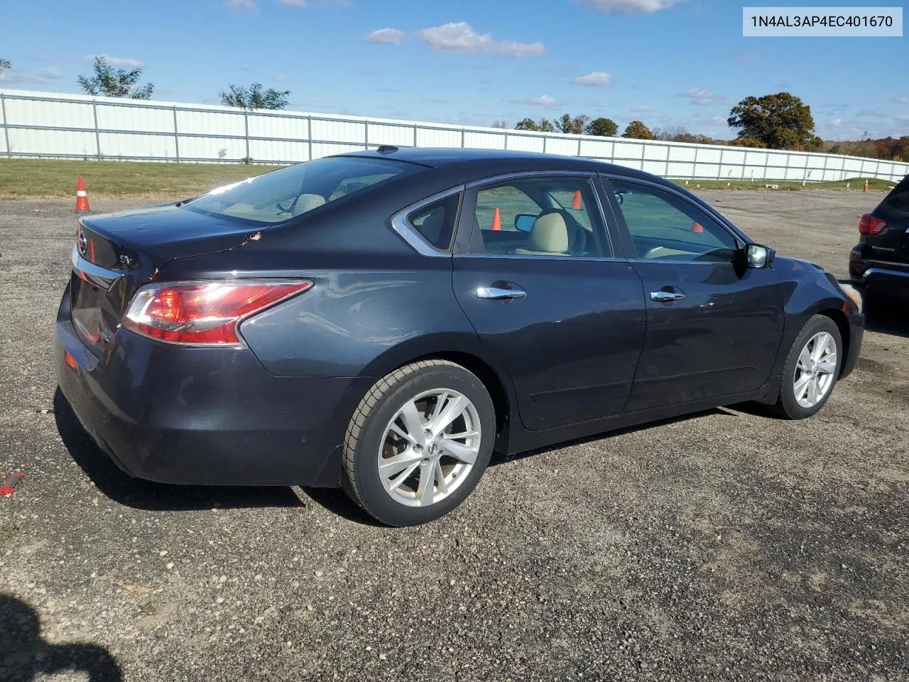 2014 Nissan Altima 2.5 VIN: 1N4AL3AP4EC401670 Lot: 77230524