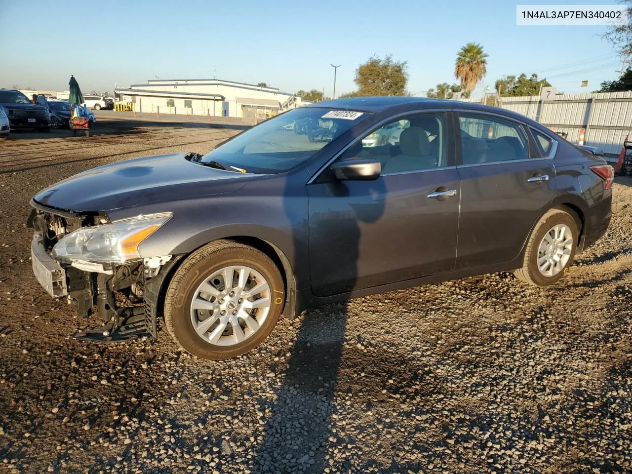 2014 Nissan Altima 2.5 VIN: 1N4AL3AP7EN340402 Lot: 77407324