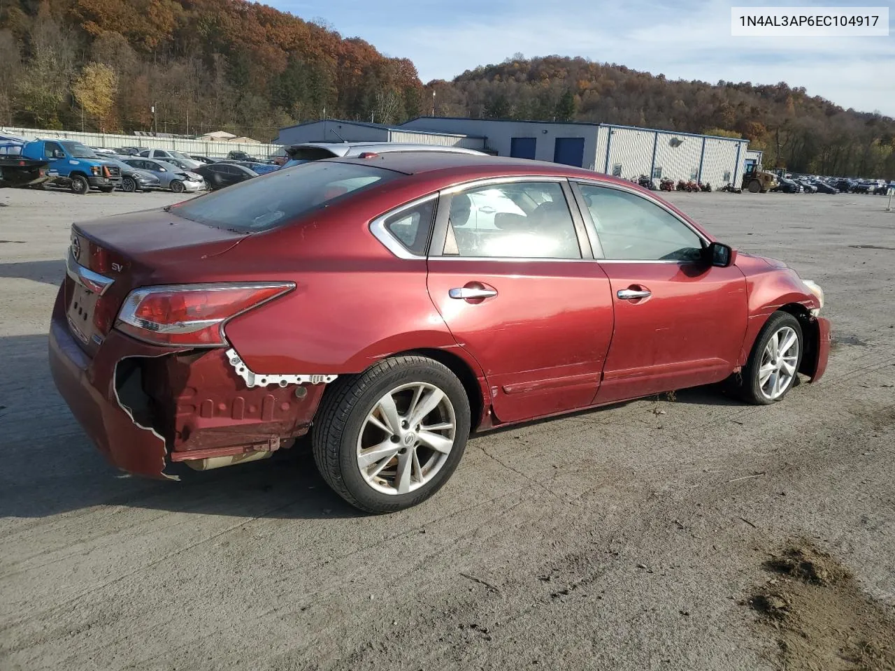 2014 Nissan Altima 2.5 VIN: 1N4AL3AP6EC104917 Lot: 78217054