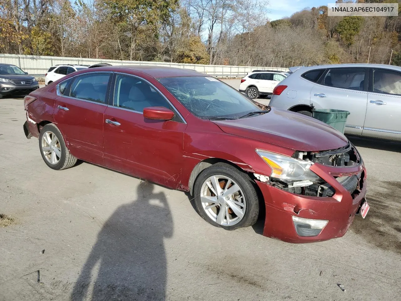 2014 Nissan Altima 2.5 VIN: 1N4AL3AP6EC104917 Lot: 78217054