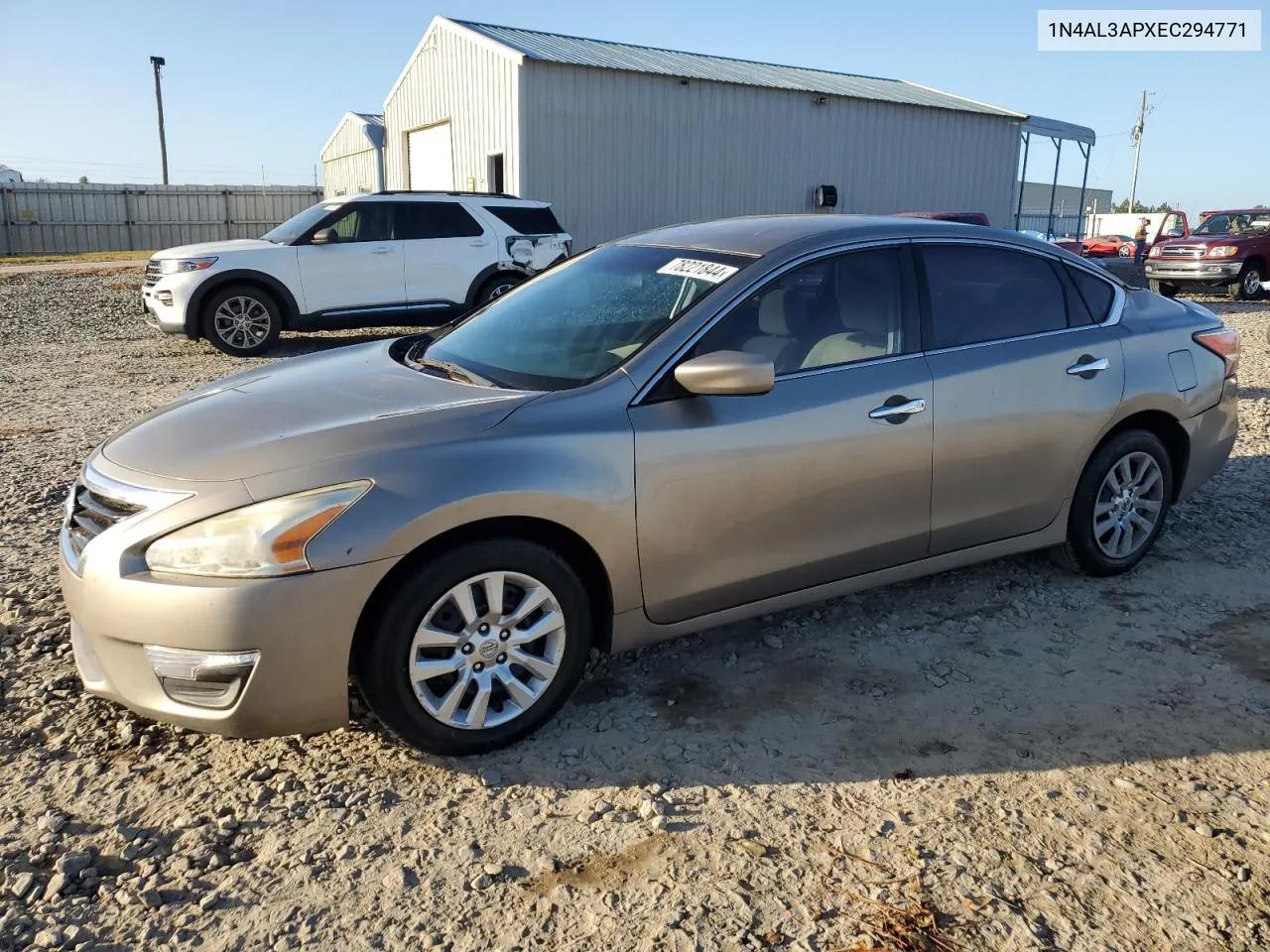 2014 Nissan Altima 2.5 VIN: 1N4AL3APXEC294771 Lot: 78221844