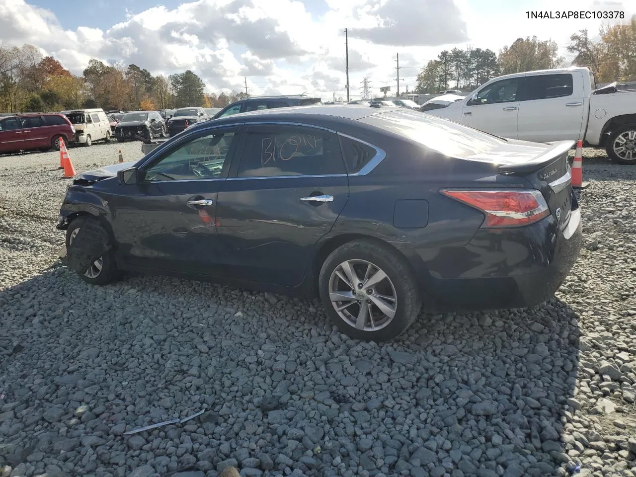 2014 Nissan Altima 2.5 VIN: 1N4AL3AP8EC103378 Lot: 78253564