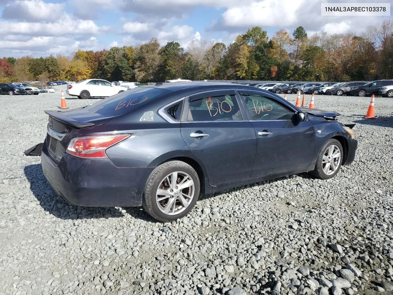 2014 Nissan Altima 2.5 VIN: 1N4AL3AP8EC103378 Lot: 78253564