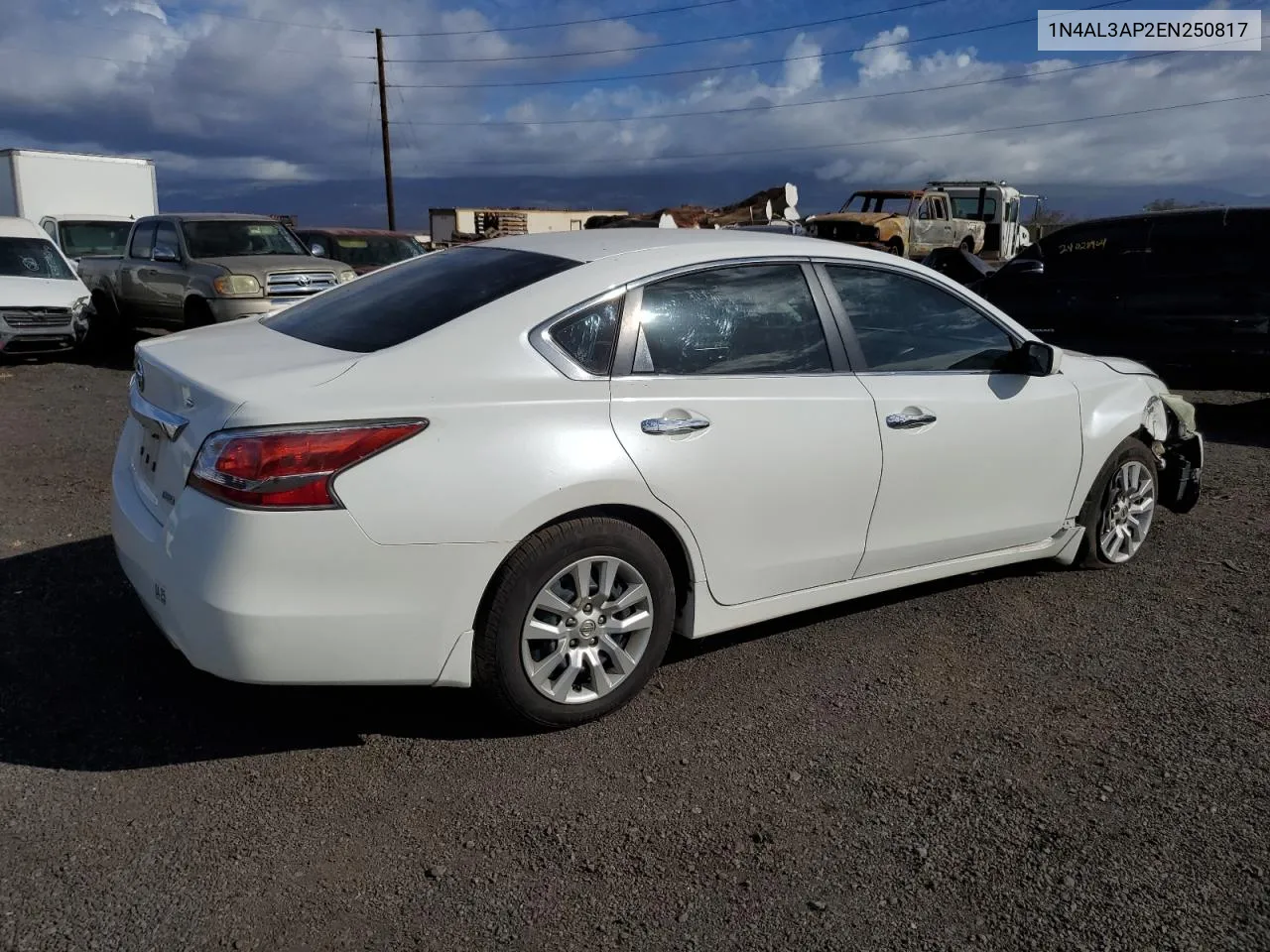 2014 Nissan Altima 2.5 VIN: 1N4AL3AP2EN250817 Lot: 78509734