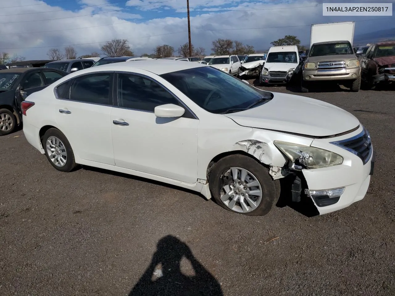 2014 Nissan Altima 2.5 VIN: 1N4AL3AP2EN250817 Lot: 78509734