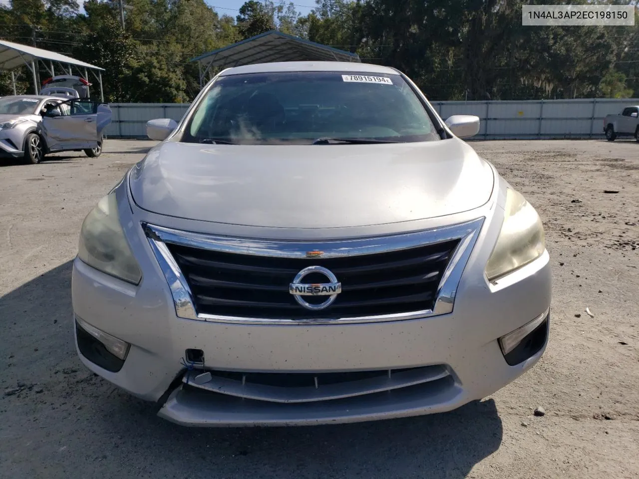 2014 Nissan Altima 2.5 VIN: 1N4AL3AP2EC198150 Lot: 78915194