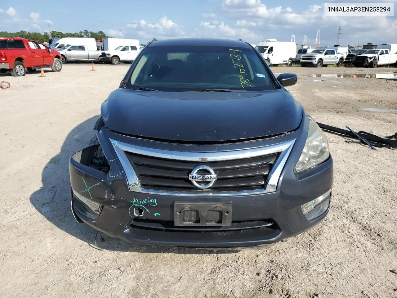 2014 Nissan Altima 2.5 VIN: 1N4AL3AP3EN258294 Lot: 78962734