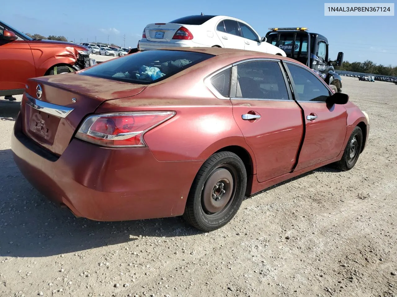 2014 Nissan Altima 2.5 VIN: 1N4AL3AP8EN367124 Lot: 78986984