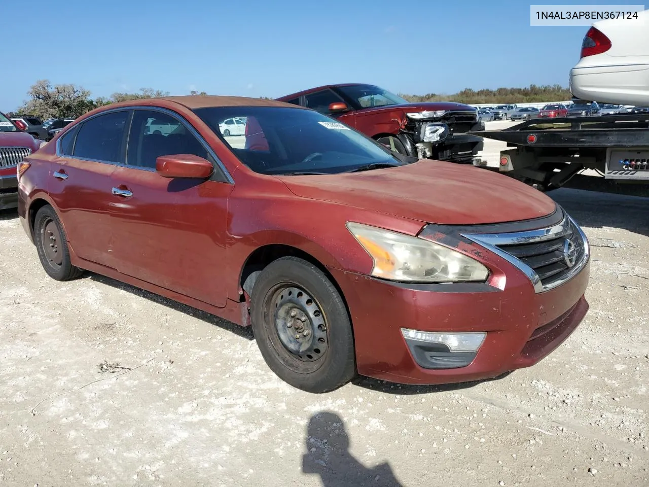 2014 Nissan Altima 2.5 VIN: 1N4AL3AP8EN367124 Lot: 78986984