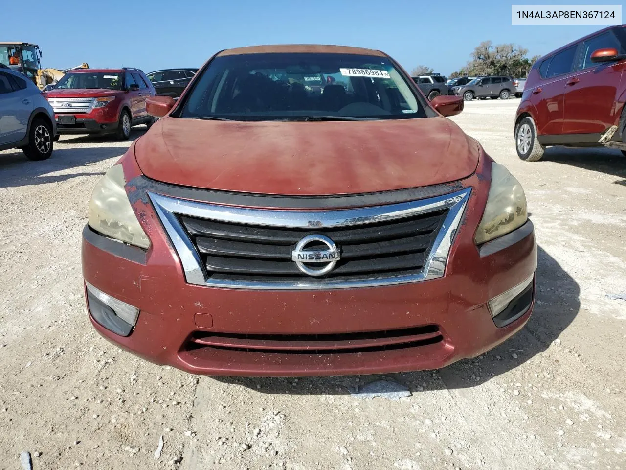 2014 Nissan Altima 2.5 VIN: 1N4AL3AP8EN367124 Lot: 78986984